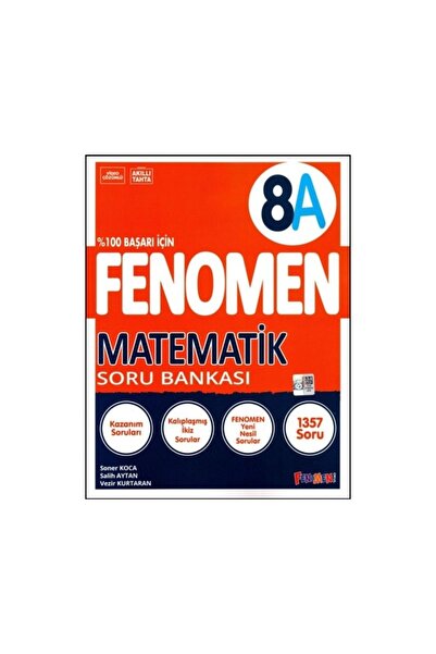 Fenomen Yayıncılık 8. Sınıf Lgs Matematik Soru Bankası (A)
