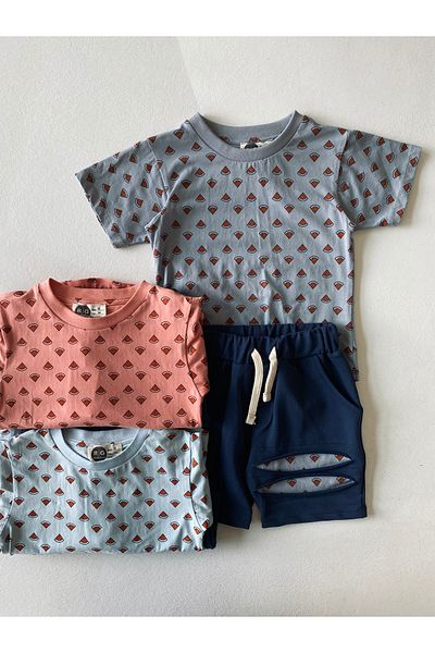 rg kidsstore Set pantaloni scurți pentru copii cu imprimeu pepene verde