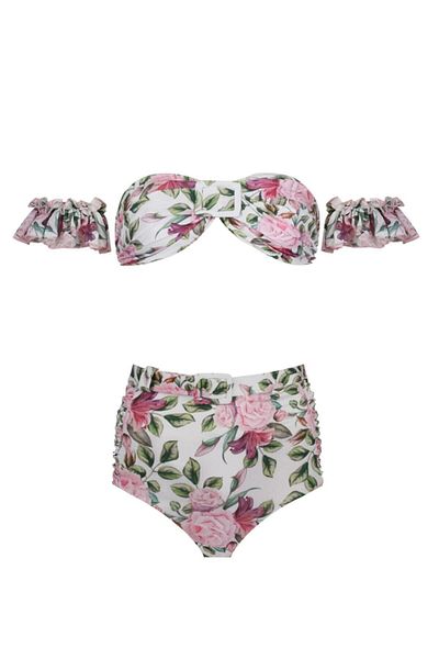 Nur Karaata Marigold Rose Bikini Set