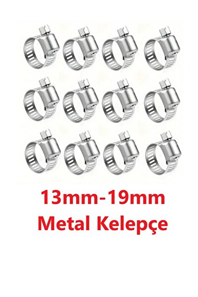 MGF PLAST Mgf 5 Adet 13x19 mm Hortum Kelepçesi Tork Ayarlı Paslanmaz Çelik Bo...