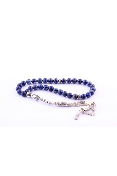 OSMANLI DEĞERLİ TAŞ Sertifikalı Lapis Lazuli Doğal Taş Tesbih T184