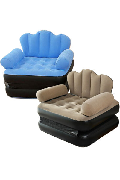 TodayShop Fotoliu gonflabil 2 în 1 cu funcție de pat – Confort și versatilitate pentru orice spațiu