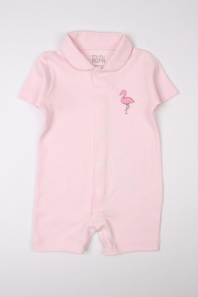 Mini Ropa Polo Neck Summer Baby Romper |   Collared Baby Girl Short Jumpsuit