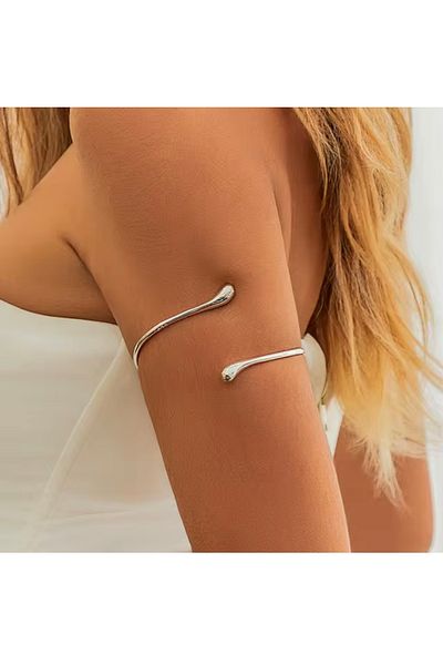STEELVA Silver Color Upper Arm (Pazu) Bracelet