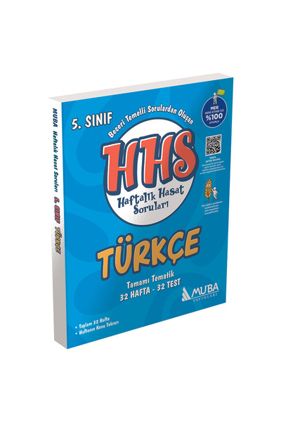 Muba Yayınları 1435 - 5.Sınıf Türkçe Haftalık Hasat Soruları (HHS)