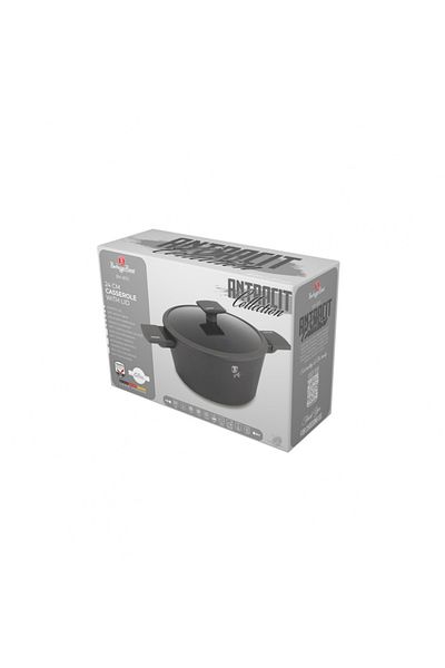Berlinger Haus Pot with lid 24 cm, 4.1 liters - Anthracite Collection Berlinger Haus BH 8131