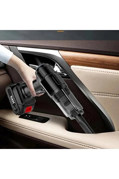 TodayShop Aspirator de mână cu baterie, putere 150W, accesorii incluse