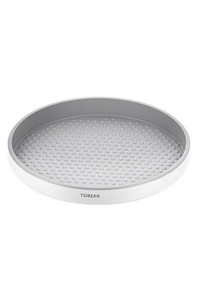 Chavin 360 °   Rotating 25cm Kitchen Pantry Bathroom Organizer Swivel Shelf Cin876