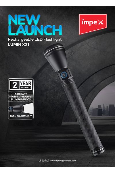 İMPEX Impex LED Flash Light (Lumin X21)