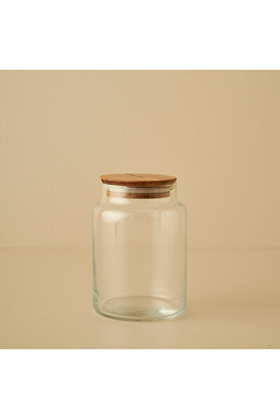 Bella Maison Joye Wooden-Lid Jar (890 CC)
