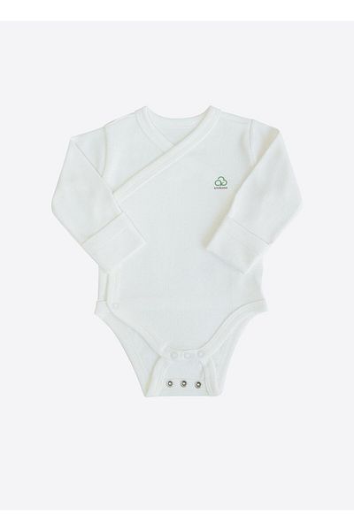 kitikate Organic New Basic Extended Long Sleeve Body - Ecru