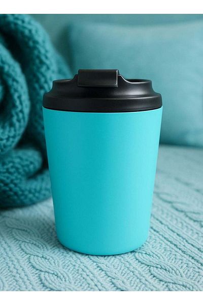 F.A.M.S Travel Coffee Mug - Stainless Steel Insulated Tumbler with Leak-Proof Lid