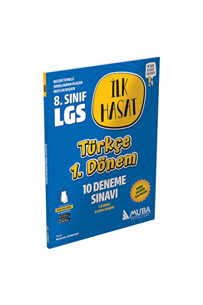 Muba Yayınları LGS Türkçe İlk Hasat 10 Deneme Sınavı (1.Dönem)