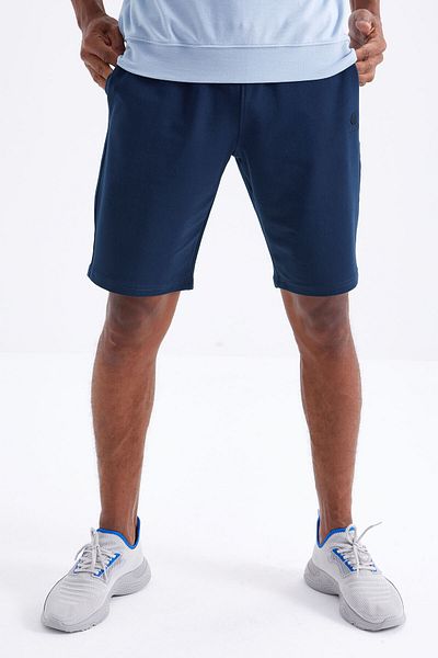 TOMMY LIFE Indigo Lace-Up Standard Fit Basic ανδρικό σορτς - 81212