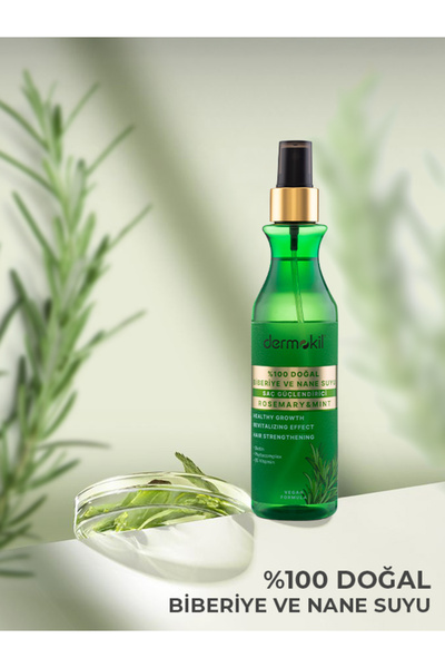 Dermokil %100 Doğal Biberiye Suyu Saç Güçlendirici Sprey 250 ml