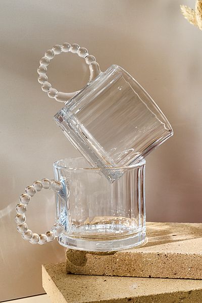 Perotti Ringo Line 4-Piece Glass Mug