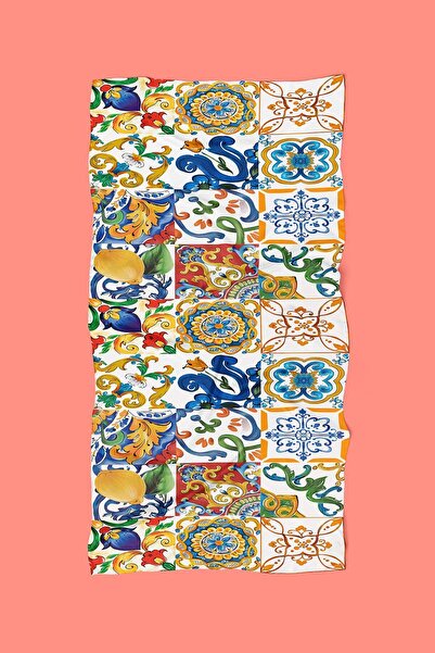 Pilloveland Sicily 100*150 cm Long Chiffon Pareo - Short and Long Beach Dress