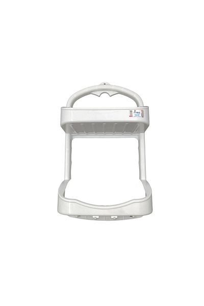 ÇEÇEN HOME Suport pentru șampon din plastic, poate fi agățat pe perete, suport pentru șampon din plastic, organizator pentru șampon