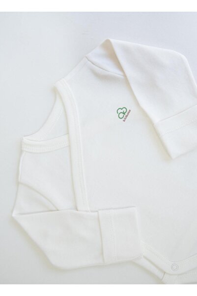 kitikate Organic New Basic Extended Long Sleeve Body - Ecru