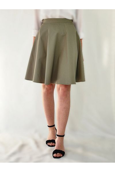 YAXİ FUSTA KHAKI ȘASE PIECE ȚESUTĂ