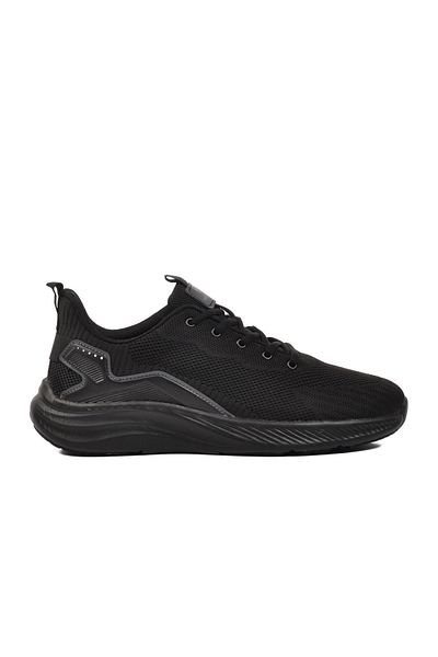 WALKWAY Legon Breathable Lightweight Flexible Summer Men's Black Sports Shoes