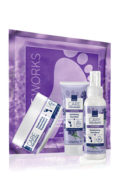AVON Foot Works Lavanta Özlü Ayak Bakım Paketi