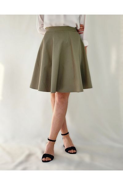 YAXİ FUSTA KHAKI ȘASE PIECE ȚESUTĂ