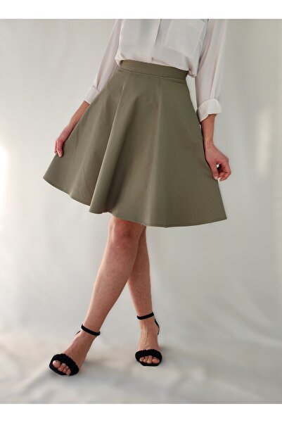 YAXİ FUSTA KHAKI ȘASE PIECE ȚESUTĂ