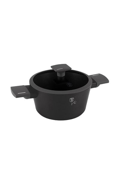 Berlinger Haus Pot With Lid, 20 Cm, 2.5 Liters - Anthracite Collection Bh 8130