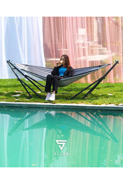SLLER Katlanır Taşınabilir Çantalı Hamak