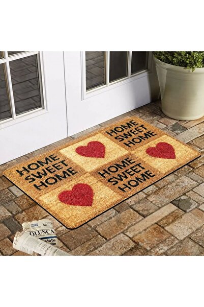 esnature 45x70 Cm Dijtal Baskı Güzel Evim Temalı Çok Amaçlı Iç Ve Dış Kapı Pa...