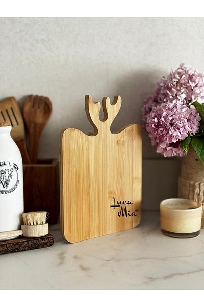 Luca Mia Bamboo Deer Presentation Plate 20X30 cm