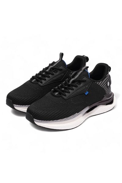 Tiglon Stride Black Men's Sports Shoes