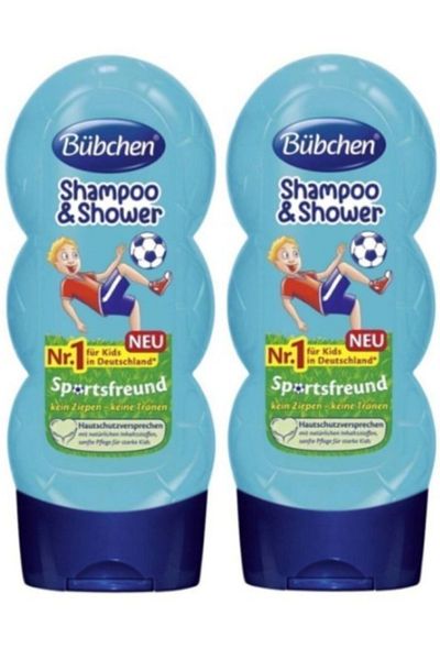 Bübchen Shampoo and Shower Gel Sport 230 Ml X 2 Pieces
