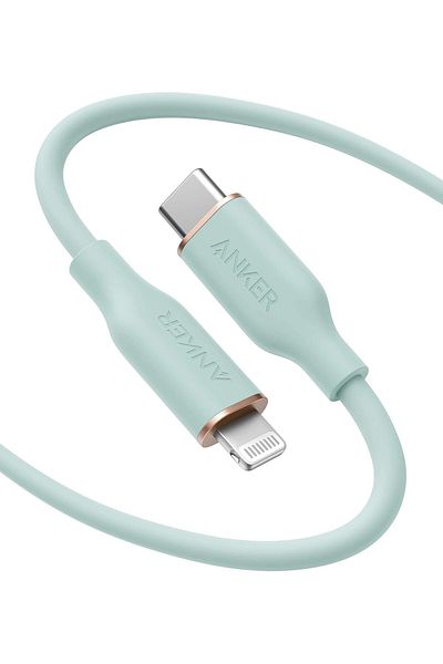 Anker كابل PowerLine III Flow، USB C إلى Lightning لأجهزة iPhone 12 Pro Max / 12/11 Pro/X/XS/XR / 8 Plu