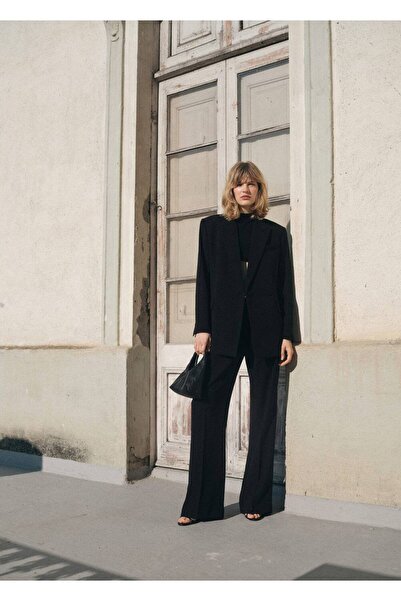 MANGO Woman Kruvaze blazer ceket