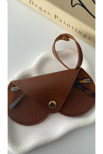 Gümüş sandık Bag Glasses Container Charm