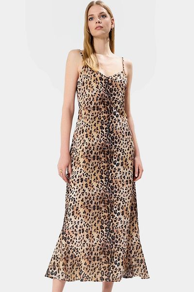 PayBuy Maxi Multi Floral Print A-Line Satin Dress Premium Quality Zarifane Design for Summer Season