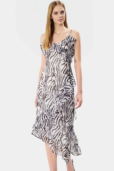 PayBuy Floral Pattern Chiffon Maxi Dress A-Line V-Neck Summer Stylish Appearance Carefully Selected