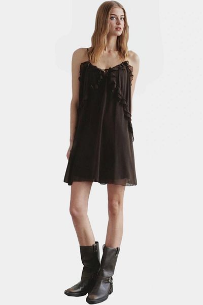 PayBuy Summer Mini Ruffle Dress Polyester Woven Fabric Trend Design Custom