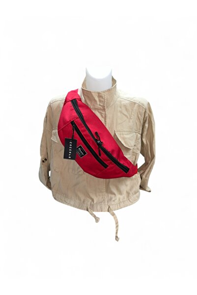 NANNARA Kırmızı FreeBag Çok Cepli Omuz Ve Bel Çantası Günlük Çapraz Askılı Fr...