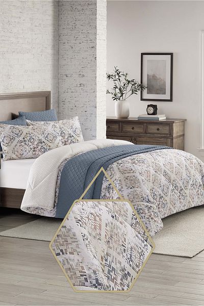 Bee Home Bed and Bath Costco | 6 Pieces King Comforter Set - 279 X 243 Cm