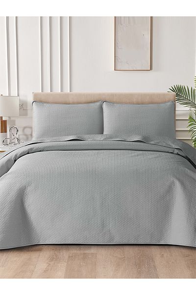 Bee Home Bed and Bath Button Bloom | 3 Pieces King Quilt Set - 270 X 234 Cm