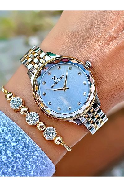 Daniel Klein Women's Watch.Minimal, Light and Stylish Design, Steel Band and Waterproof 2 Years Warranty