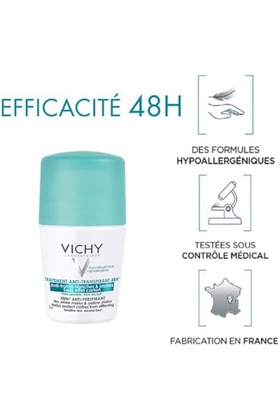 Vichy 48H Anti-Transpirant/Spots Deodorant Roll-On