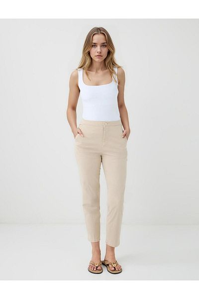 Jimmy Key White Slim Fit Square Neck Strappy Knitted Blouse