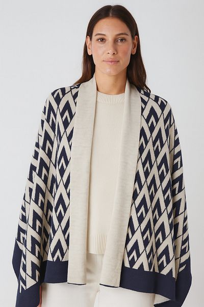 Sebir Moda V Patterned Knitwear Shawl