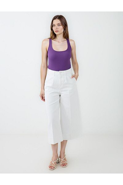 Jimmy Key Purple U-Neck Slim Fit Undershirt