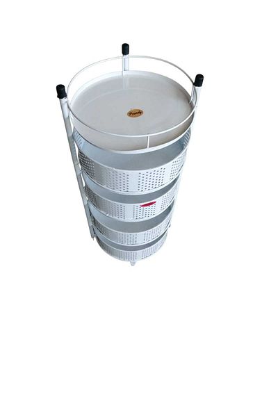 Sever 4 Layer Metal Potato Onion Vegetable, Fruit Basket Crisper