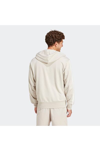 adidas adidas JE6340-E Ανδρικό λευκό μπουφάν - M 3S Ft Fz Hd